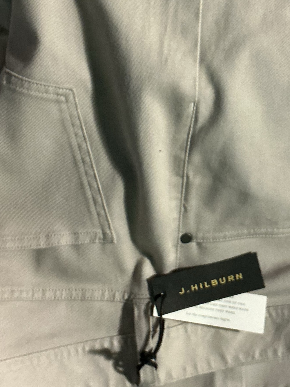 NWT J Hilburn Casual Light Beige Pants - Picture 9 of 11